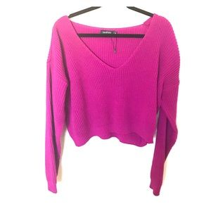 Crop top sweater